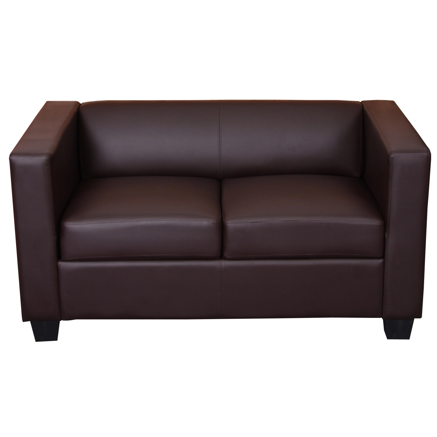 MCW 2er Sofa Lille Kunstleder Coffee günstig online kaufen