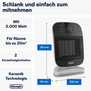 De'Longhi Bend Line HFX60V20 EX:3 Keramikheizer