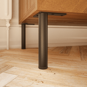 HEVVA Möbelfüße LINZ Schwarz 20 cm Hoch 4er Set