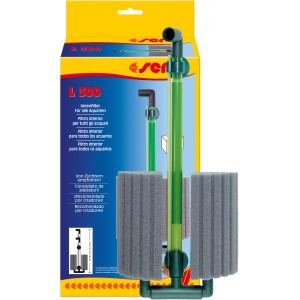Sera Aquarium Innenfilter L300: Luftbetriebener Filter mit zwei Schwämmen für Aquarien.