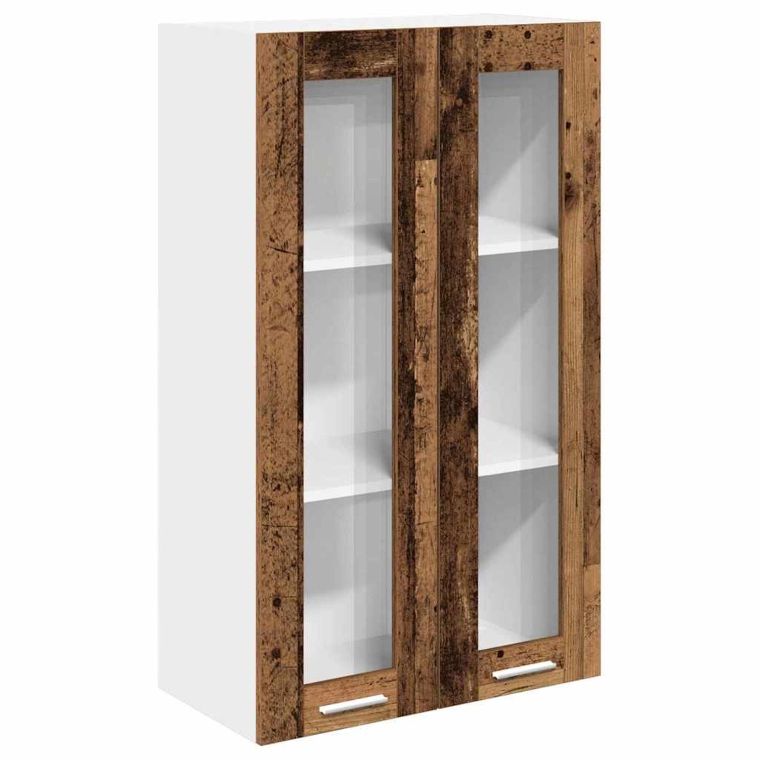 vidaXL Hängeschrank Riga Altholz 60 x 31 x 100 cm Holzwerkstoff 884392