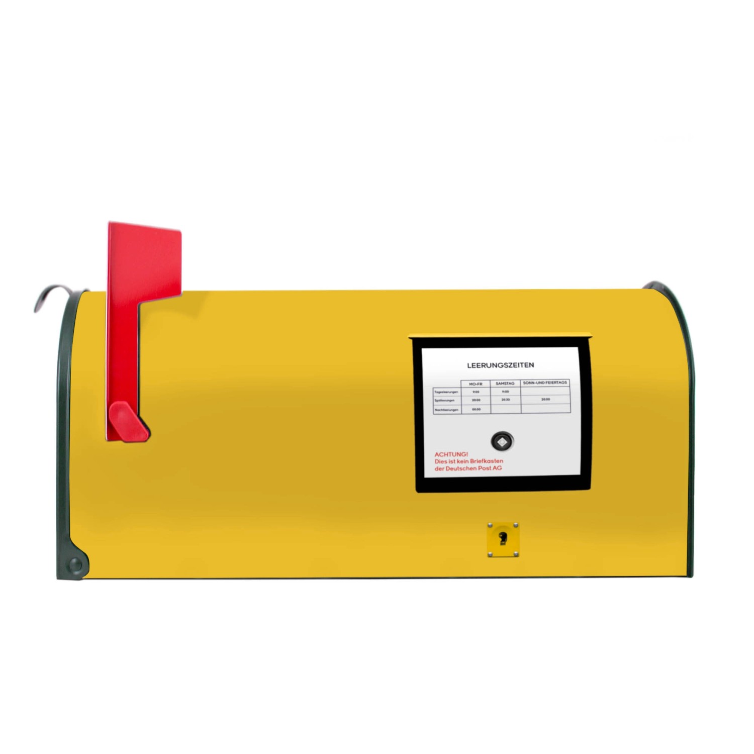banjado® Amerikanischer Briefkasten individualisiert - US Mailbox/Letterbox mit Motiv Erdmännchen 3 51x22x17cm - Postkasten Stahl aus Amerika – Briefkasten amerikanisch pulverbeschichtet