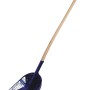 Sonneck Kunststoffschaufel Blue Max: Blaue Allzweckschaufel mit Holzstiel für Garten & Landwirtschaft.