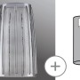 Paulmann URail Lampenschirm Vico aus Rauchglas, Ø 15,2cm für Schienensysteme.