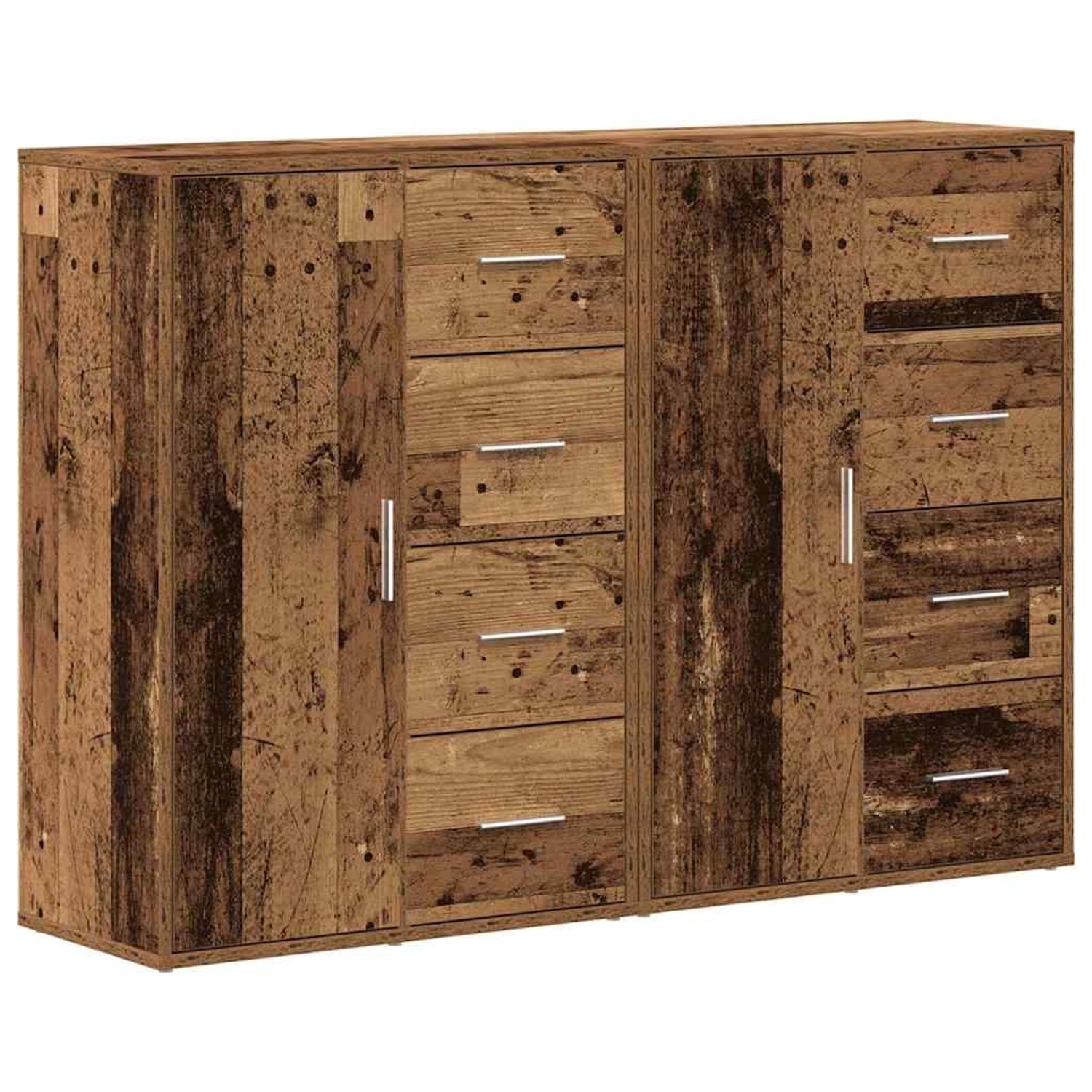vidaXL Sideboards 2 Stk Altholz 60 x 31 x 84 cm Holzwerkstoff 3334311 günstig online kaufen