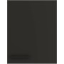 OPTIFIT Madrid420 Küchen-Hängeschrank, 45 cm, Anthrazit Matt mit schwarzem Griff.