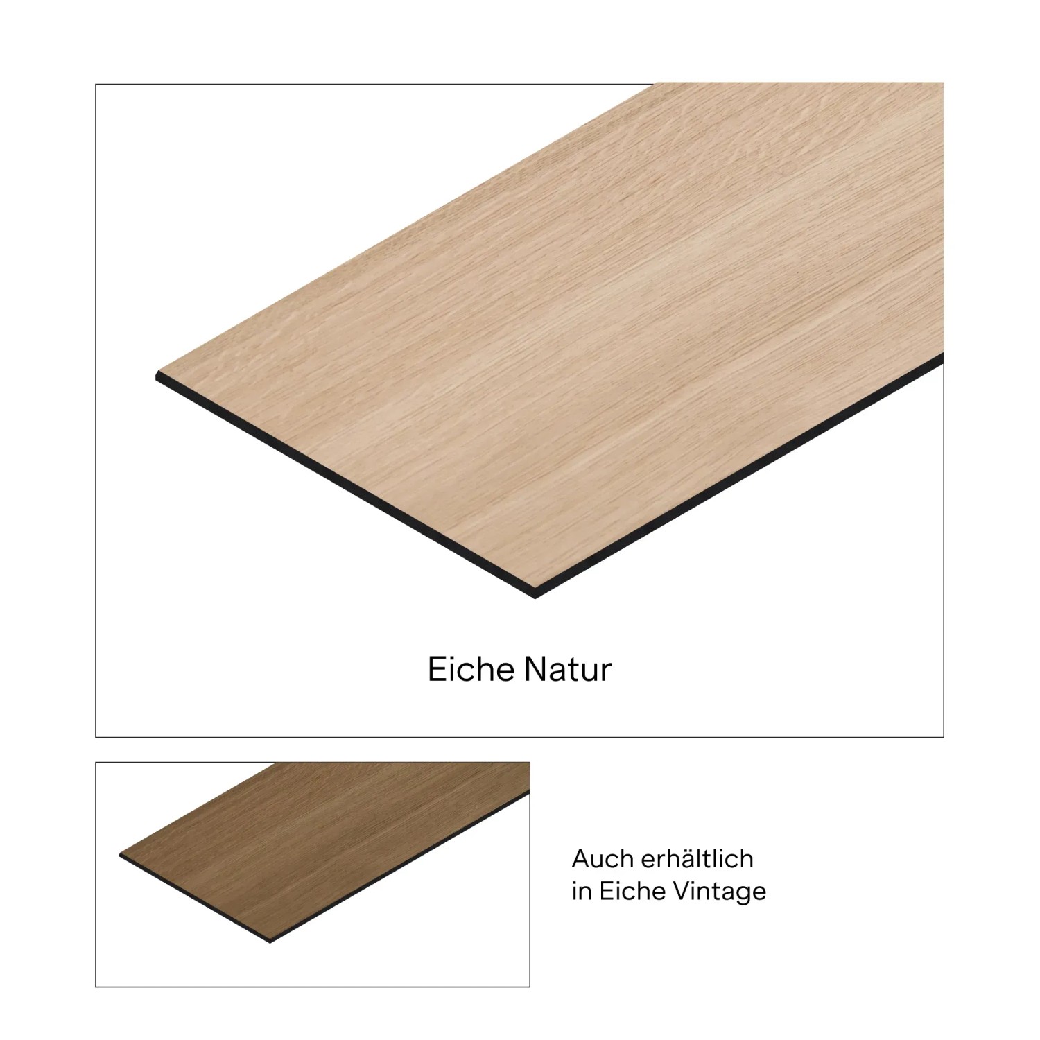 Amadeo Wandpaneel AkustikBoard Eiche Natur, 80x40cm, 3er Set. Dekor-Paneel mit Echtholzfurnier.