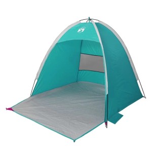 vidaXL Strandzelt 3 Personen Seegrün Wasserdicht 4009456
