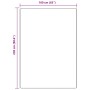 Abmessungen des vidaXL Anti-Rutsch Shaggy Teppichs: 160 x 230 cm. Rechteckiger Hochflorteppich.