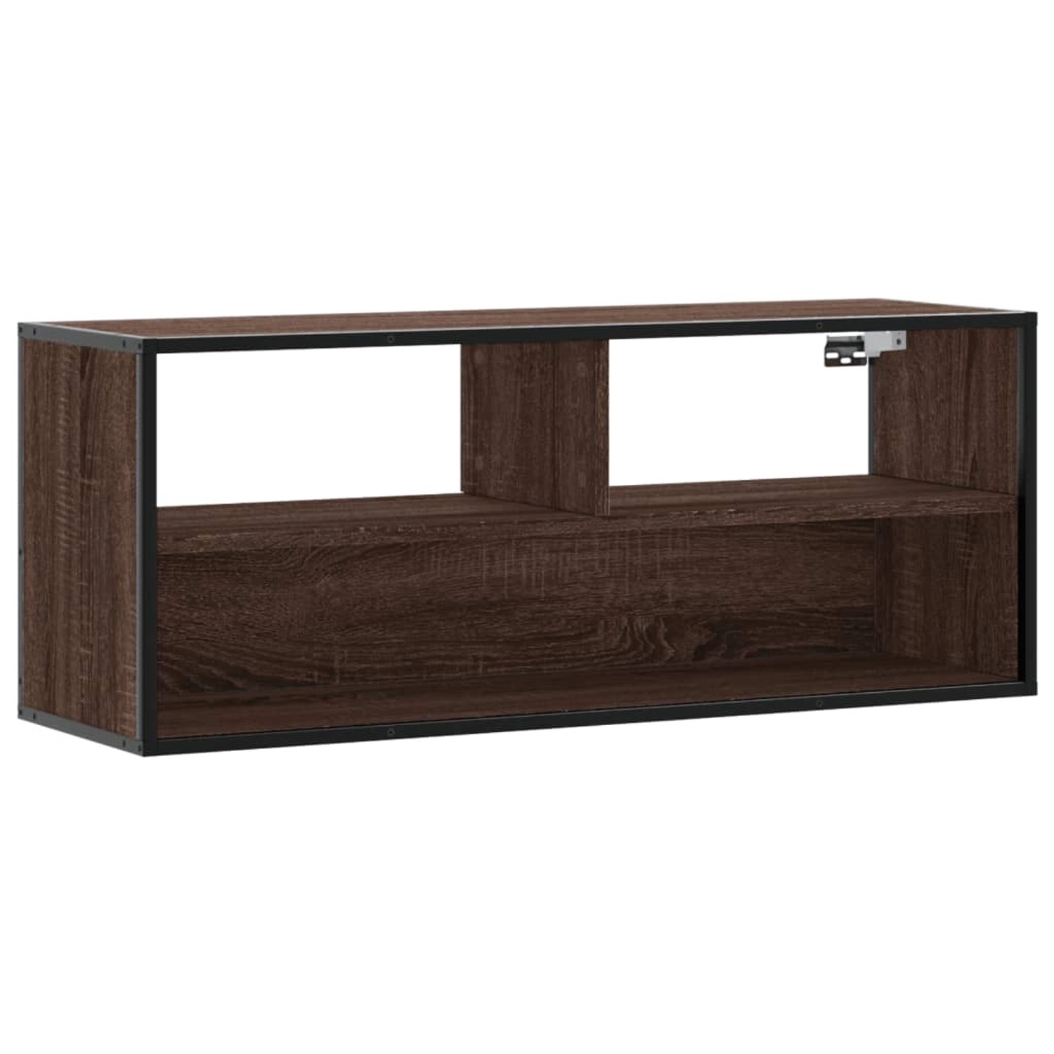 vidaXL TV-Schrank Braun Eiche 100x31x39,5 cm Holzwerkstoff und Metall 84893 günstig online kaufen