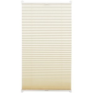 Gardinia EasyFix Thermo-Plissee, elfenbeinfarben, 100x130cm, mit 2 Bedienschienen zur einfachen Montage.