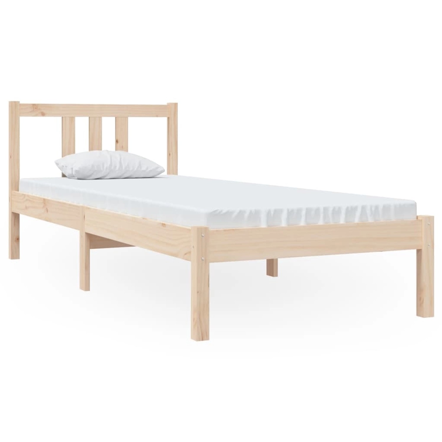 vidaXL Massivholzbett ohne Matratze 75x190 cm 814844 günstig online kaufen