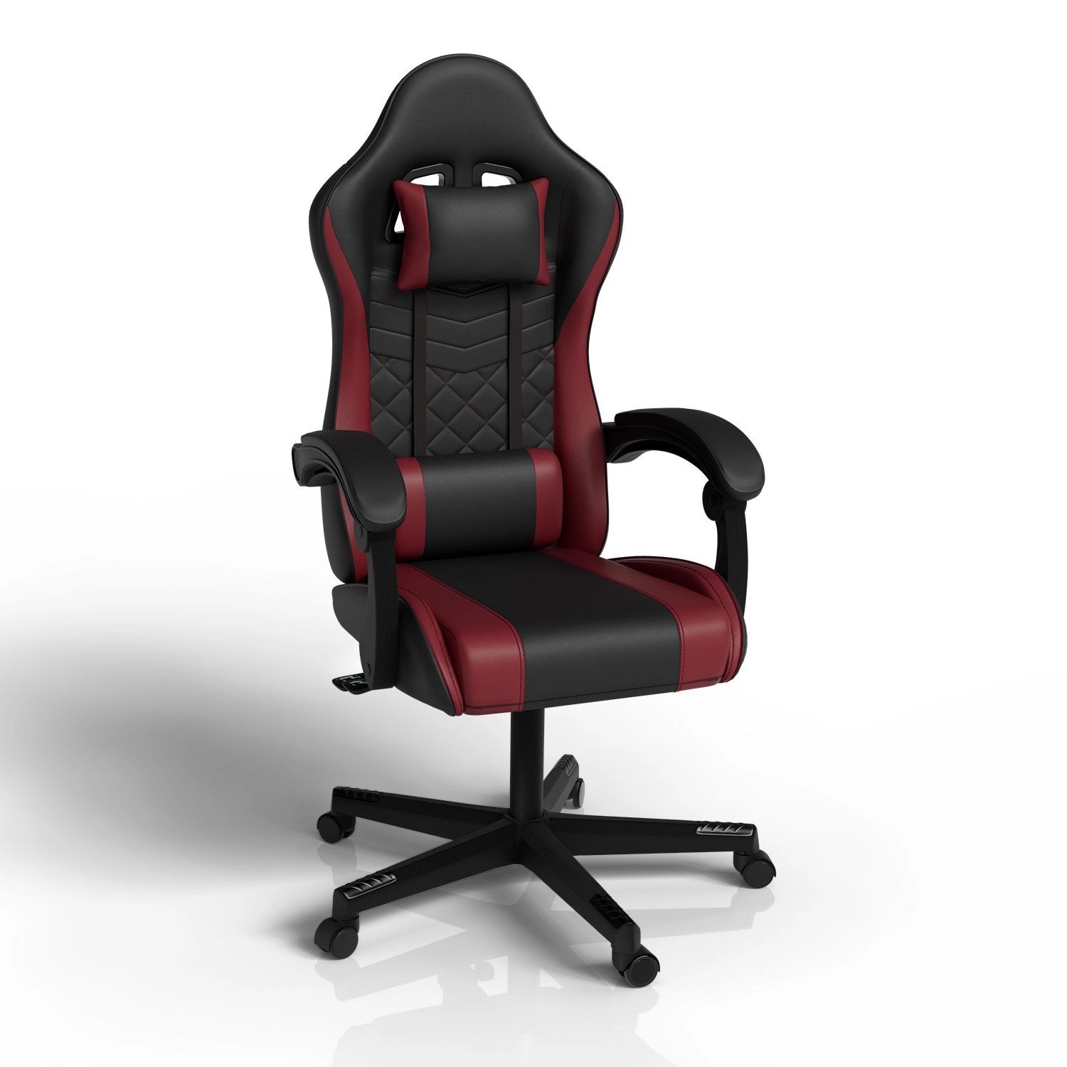 Juskys Gamingstuhl HyperSeat Schwarz/Bordeaux günstig online kaufen