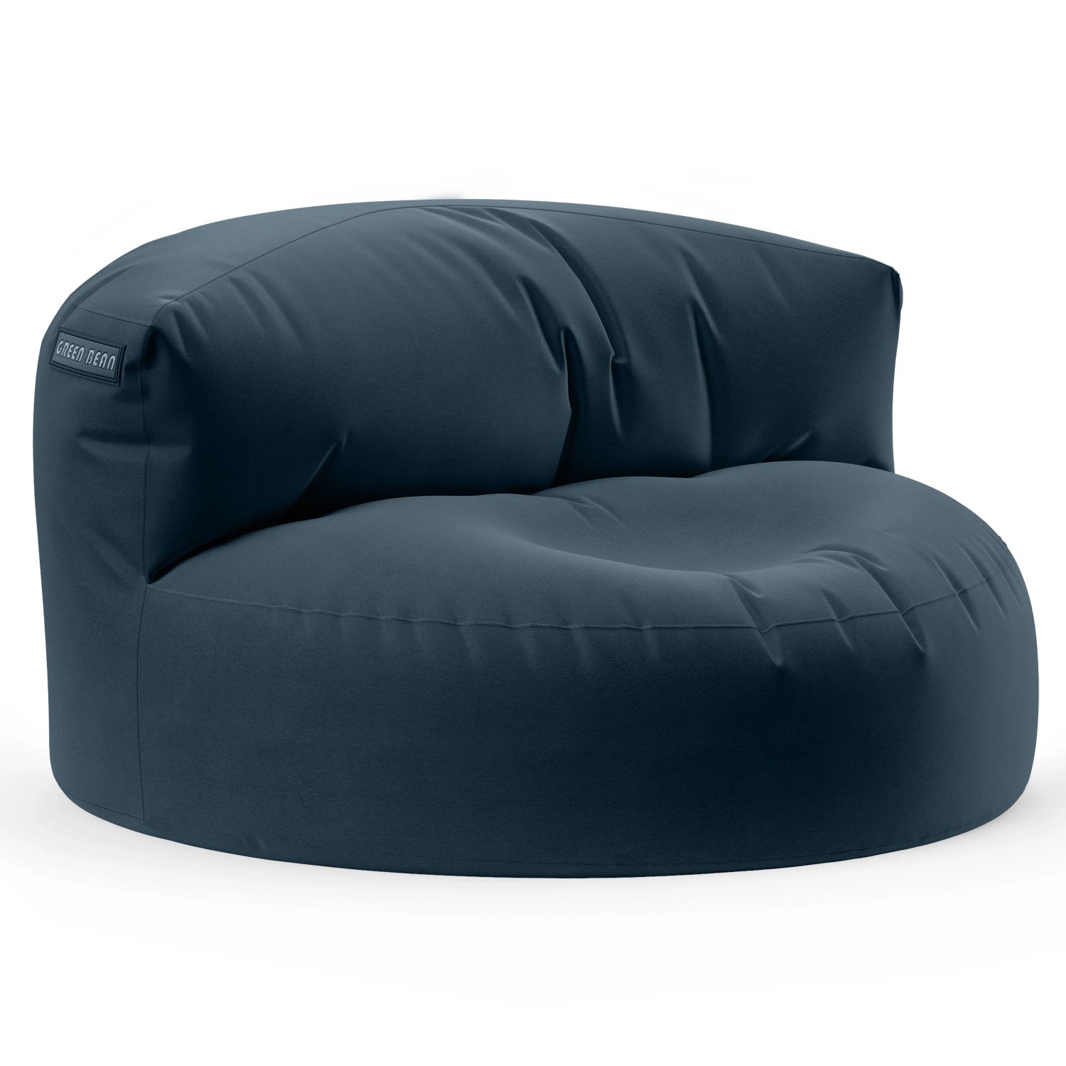 Green Bean Sitzsack-Sofa 90 x 50 x 50 cm PVC Wetterfest Dunkelblau