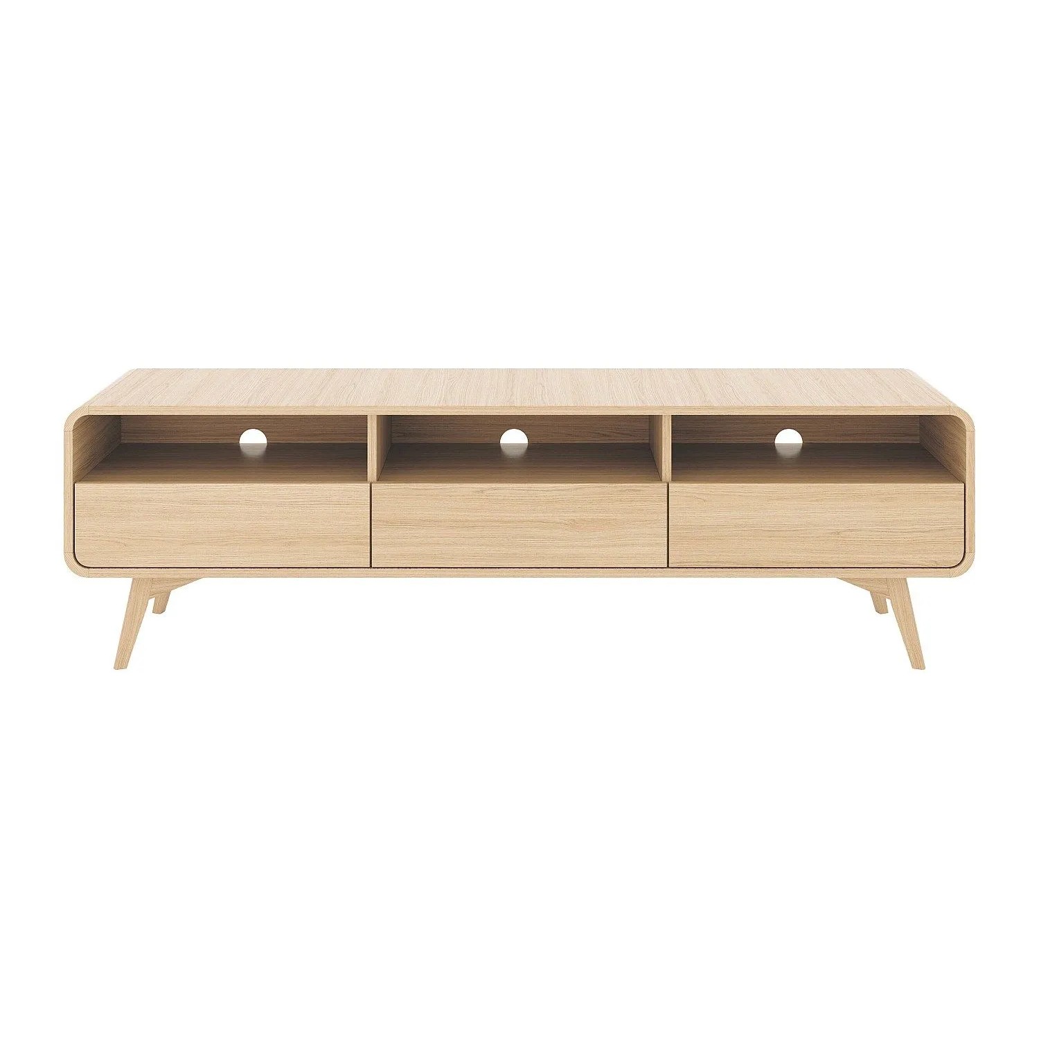 Vente-unique Tv-Board Jalemo Naturfarben Hell 180 cm