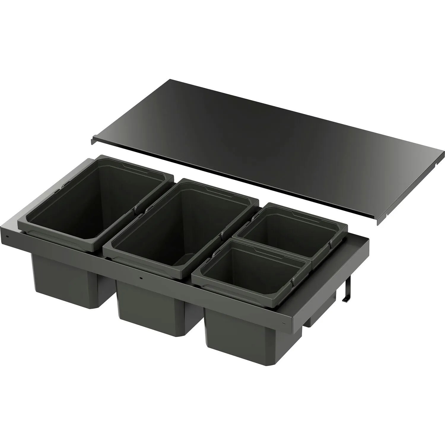 Vauth-Sagel Abfalltrennsystem Envi Flex Xs-216 Korpusbreite 900 mm 2x13, 2x6, Lava