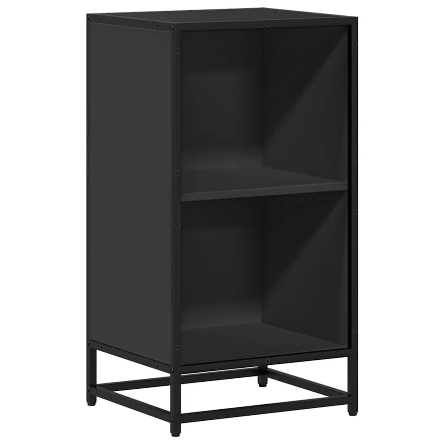 vidaXL Bücherregal Schwarz 40x35x76 cm Holzwerkstoff 849094 günstig online kaufen