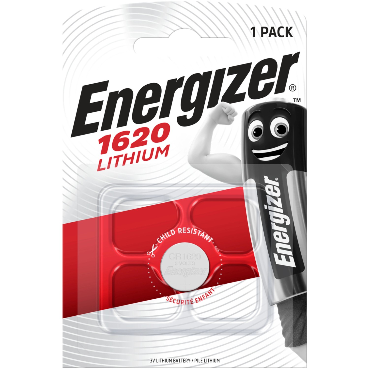 Energizer Knopfzelle Lithium CR 1620 1 Stück