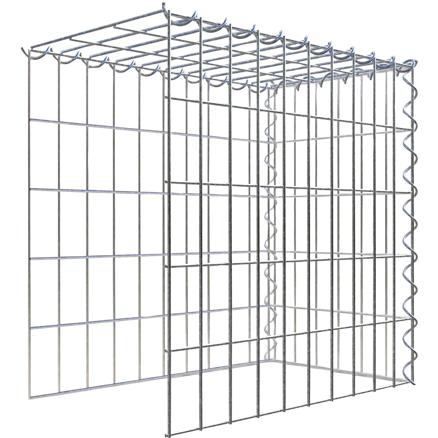 Gabiona Gabione-Anbaukorb Typ 4 50 x 50 x 30 cm Maschenw 5 x 10 cm