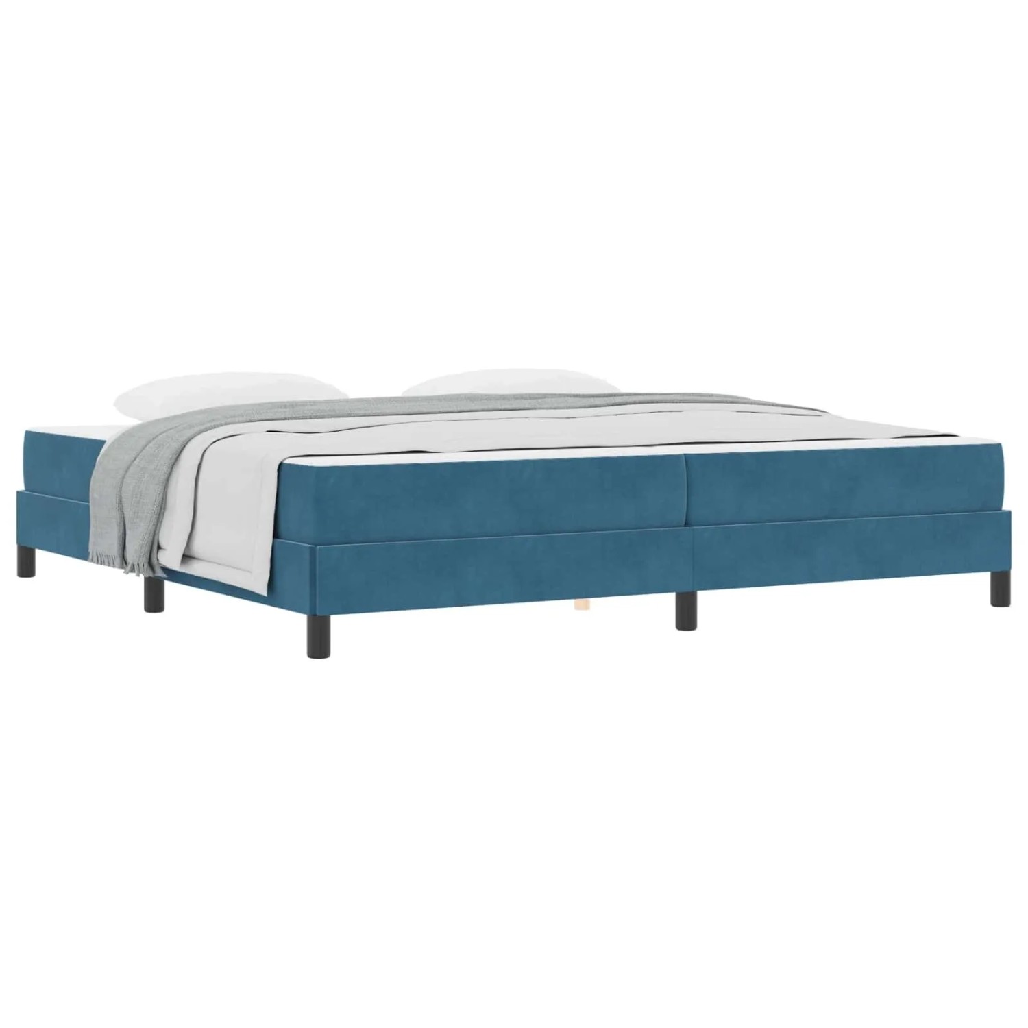 Thumbnail - vidaXL Boxspringbett mit Matratze Dunkelblau 200 x 220 cm Stoff 3398813