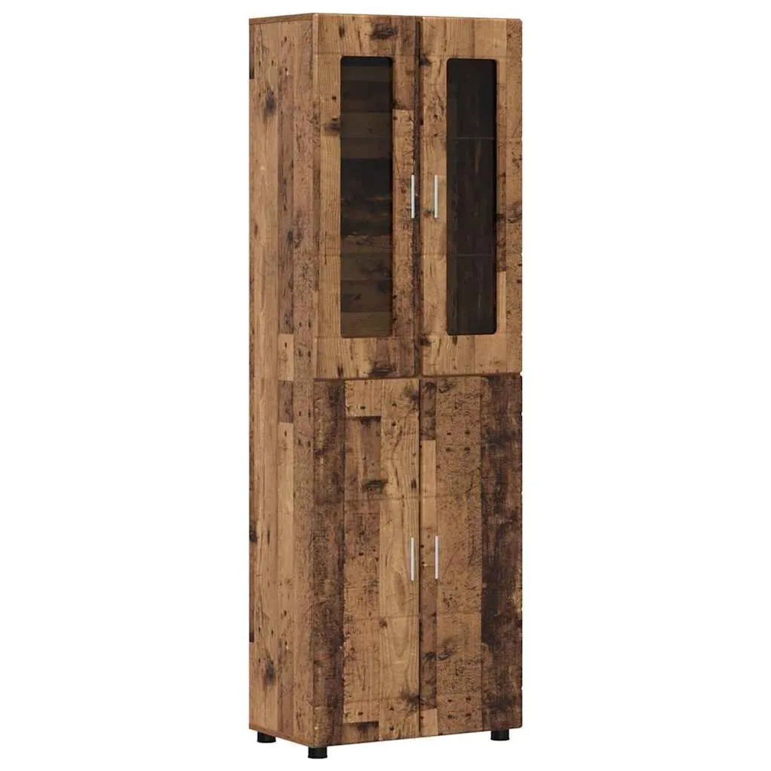 vidaXL Highboard mit Tür FLORIN Altholz 60 x 35 x 182 cm Holzwerkstoff 3397922
