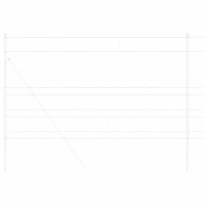 vidaXL Wildzaun Feuerverzinkt 1000 x 140 x 0,18 cm Eisen 42005787