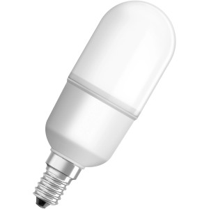 Osram LED-Leuchtmittel E14, 8W, warmweiß, 806 Lumen. Energiesparende LED Lampe in länglicher Form.
