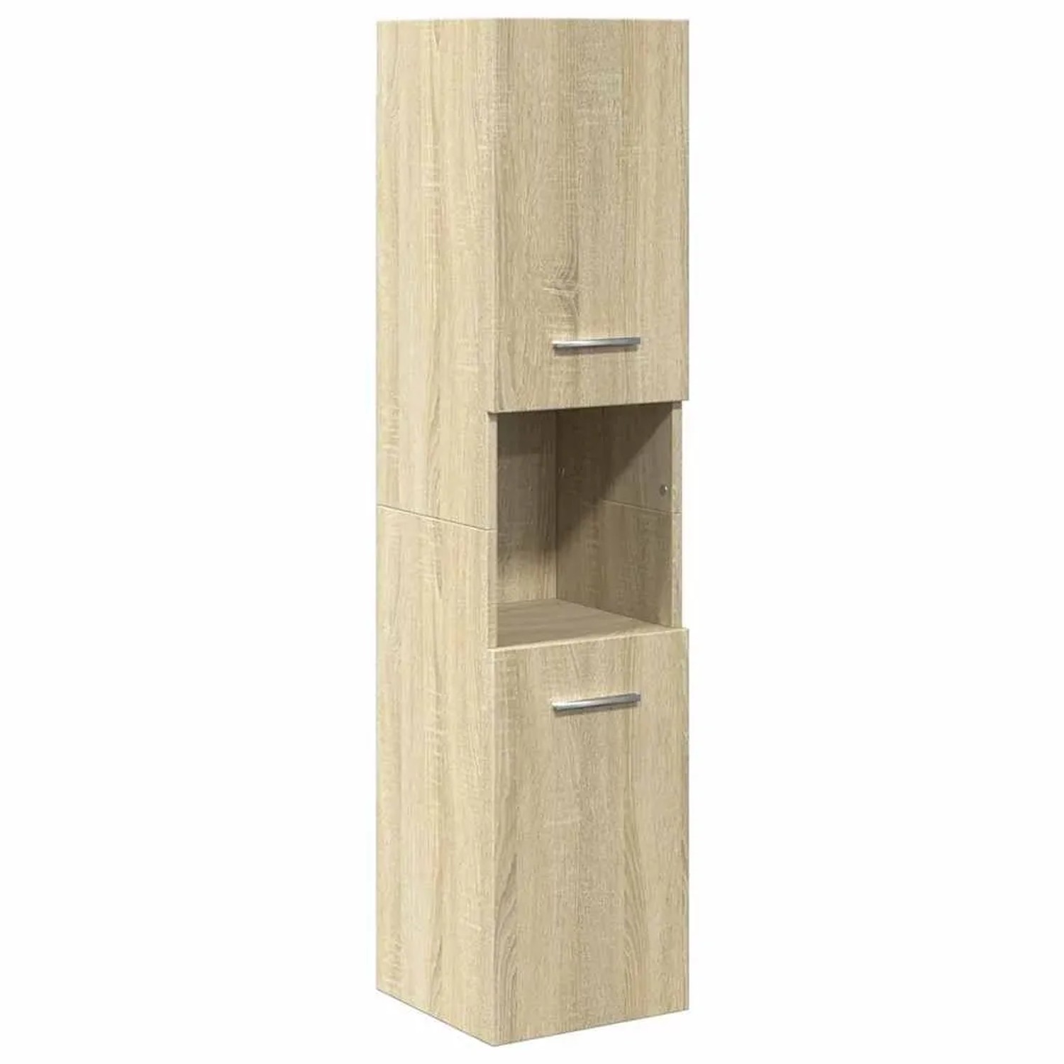 vidaXL Badezimmerschrank Sonoma-Eiche 30x30x130 cm Holzwerkstoff 849635 günstig online kaufen