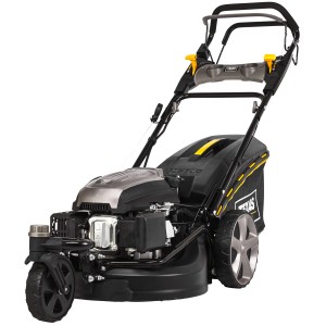 Texas Benzin-Rasenmäher ZT515TR/WE, 3-Rad Zero Turn Mäher in Schwarz/Silber.