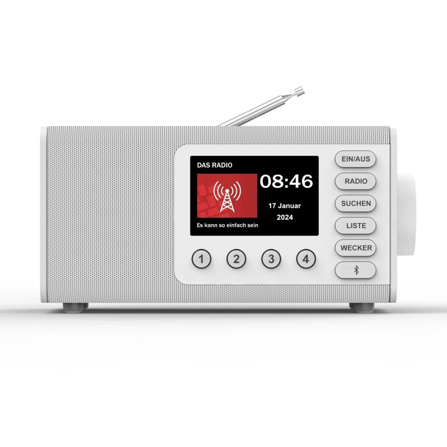 Hama Digitalradio DR1001BT FM/DAB/DAB+/Bluetooth RX Weiß