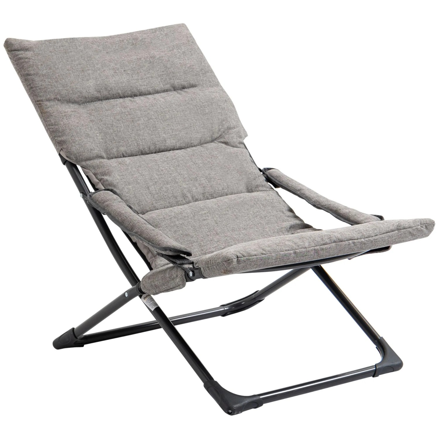 Furnicato Gartenstuhl Aus Metall Klappstuhl Mit Auflage Abnehmbar Wetterfest Klappbar Campingstuhl Liegestuhl 120kg Belastbarkeit Sitzmöbel Für Gart