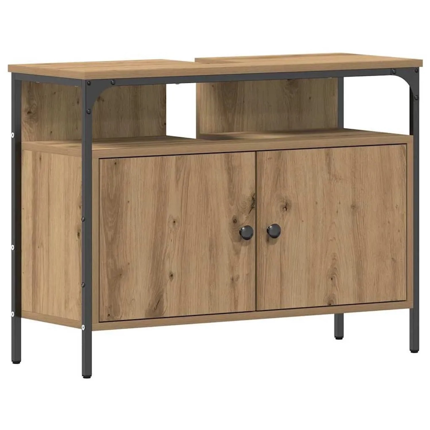 vidaXL Waschbeckenschrank Artisan-Eiche 80 x 30 x 60 cm Holzwerkstoff 86223 günstig online kaufen