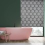 Relaxdays Duschrollo Kunststoff Aluminium Grau Wasserabweisend 120 cm x 240 cm_3