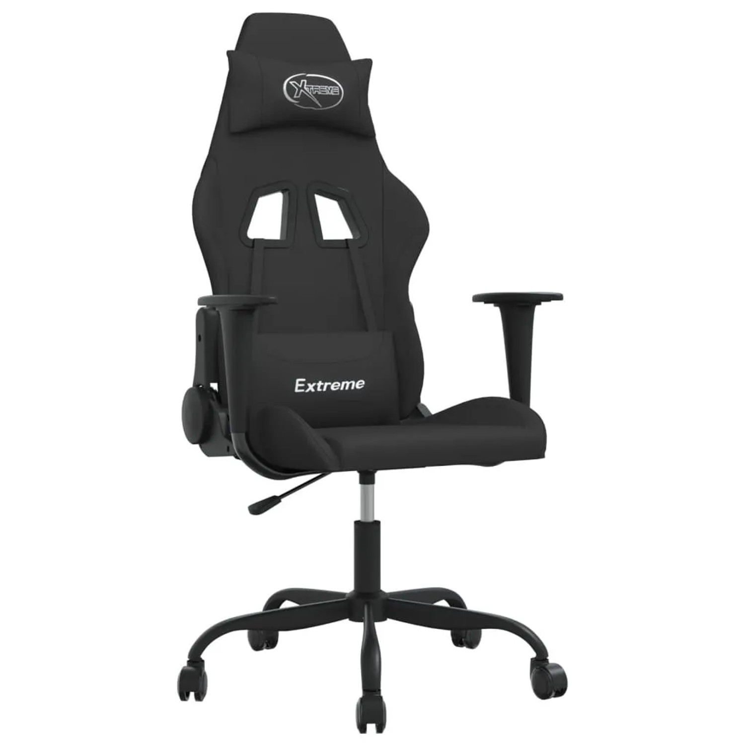 vidaXL Gaming-Stuhl mit Massagefunktion Schwarz Stoff 345472 günstig online kaufen