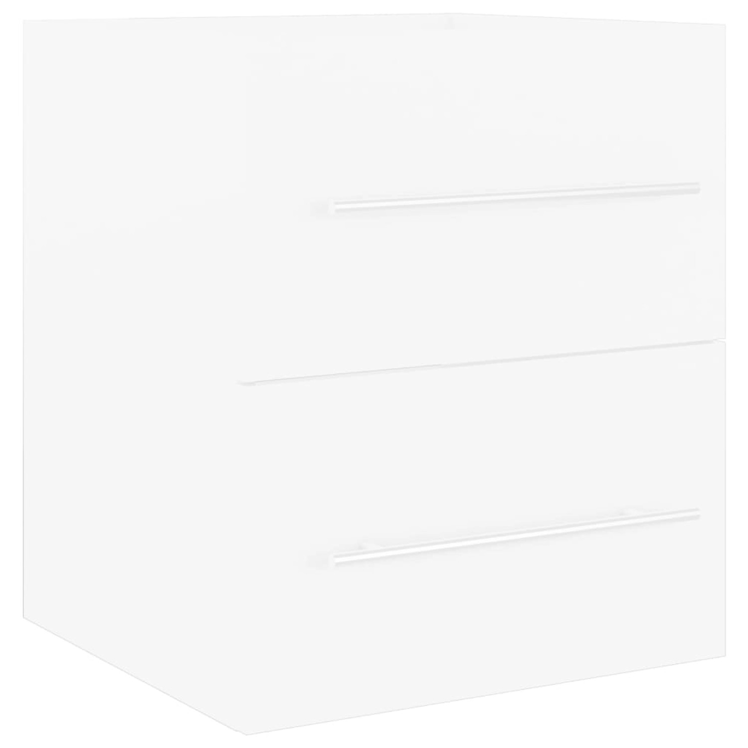 vidaXL Waschbeckenunterschrank Weiß 41x38,5x48 cm Holzwerkstoff günstig online kaufen
