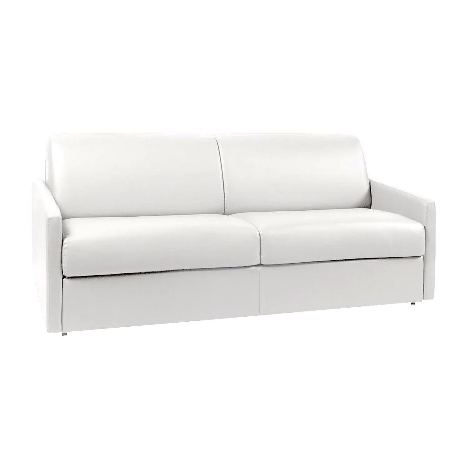 Vente-unique Schlafsofa Calife Weiß 190 cm
