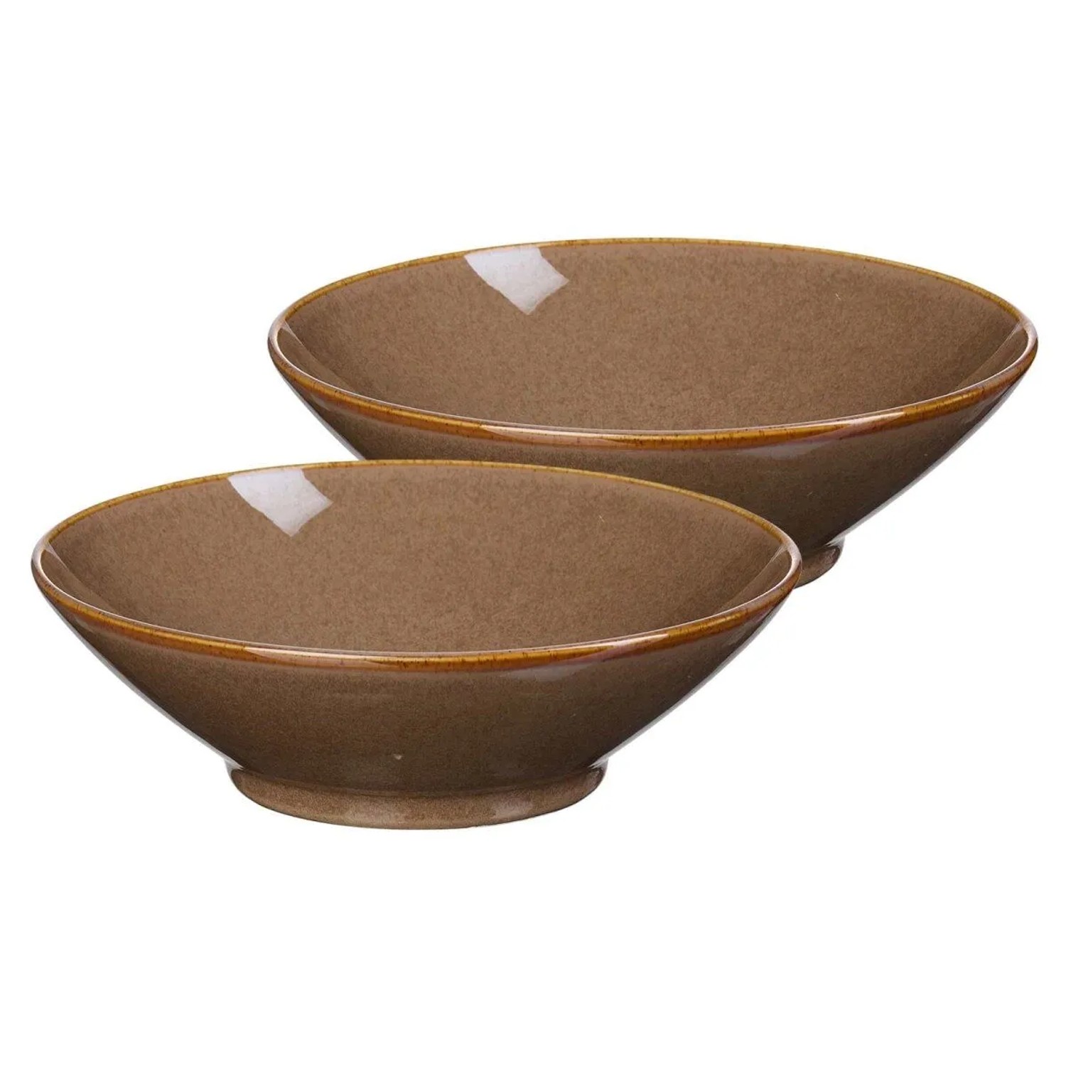 Ritzenhoff & Breker Sahara Servierschale 24 cm 2er Set Dunkelbraun