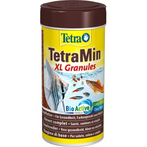 TetraMin XL Granules Fischfutter im 250ml Behälter für Zierfische.