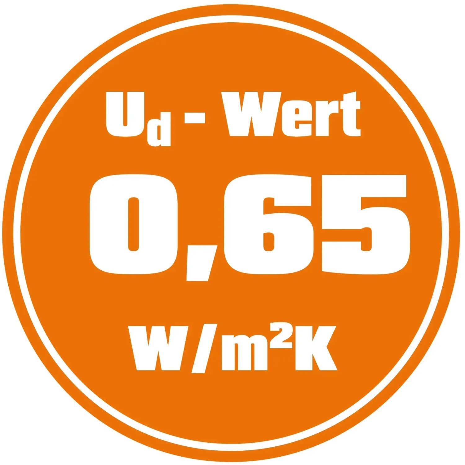 Ud-Wert 0,65 W/m²K der Thermospace Oslo Prime Haustür