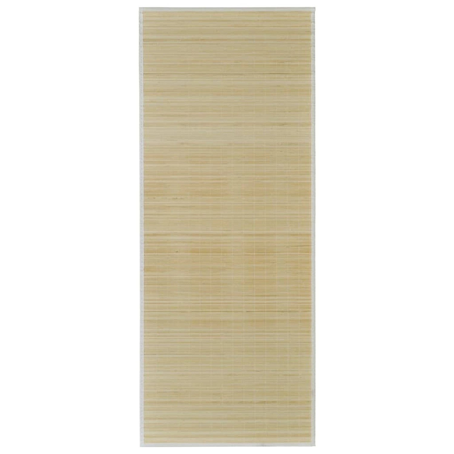 Rechteckig Naturfarbener Bambusteppich 150 X 200 Cm günstig online kaufen