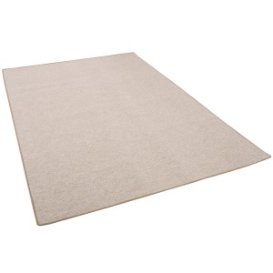 Beiger Snapstyle Feinschlingen Velour Teppich Strong, 160x240cm. Kurzflorteppich für Wohnräume.
