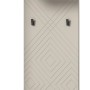 Inn.Furn Garderobenpaneel Sand 60 cm mit Kleiderstange Apunti