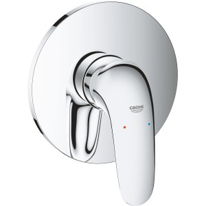 Grohe Eurostyle Einhand-Brausebatterie mit geschlossenem Hebel in Chrom.