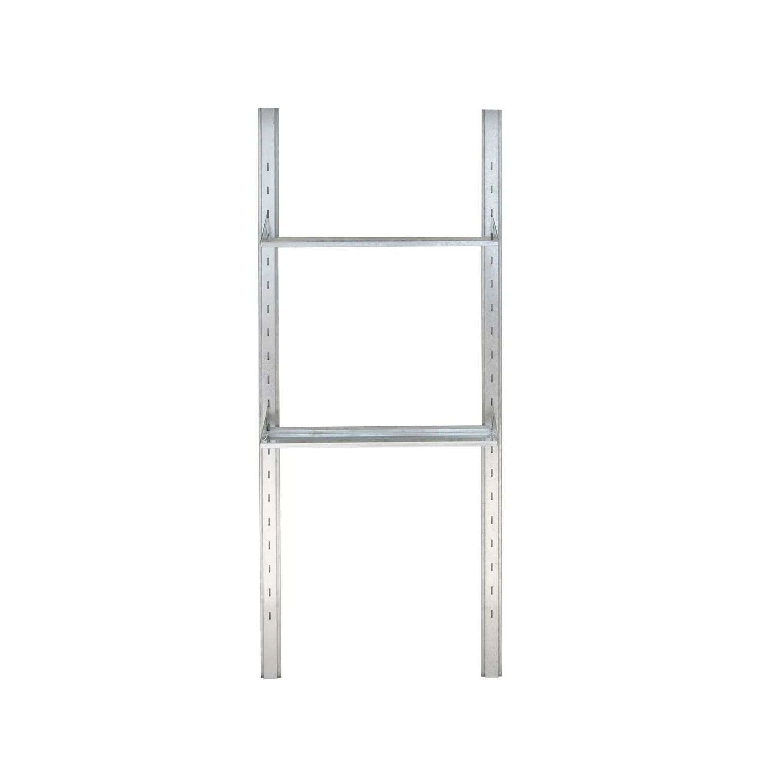 Plats Regalset für Garten- und Geräteschrank L & XL Silber