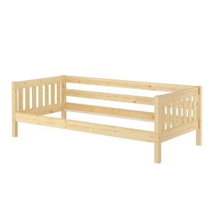 Erst-Holz Gemütliches Kinderbett mit Dreiseitiger Sicherung 90 x 200 cm Kiefer Modell 29 ohne Zubehör