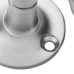 Detailaufnahme: SOTECH 3-fach Drehhaken TROMSO, Edelstahloptik matt, Garderobenhaken.