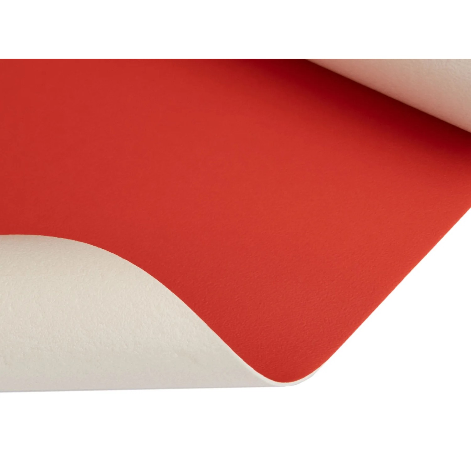 Roter PVC-Bodenbelag Primaflor Expotop, 2,00 x 1,50 m, unifarben und strapazierfähig.