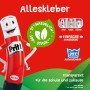 Pritt Alleskleber Transparent 100g im Comic-Stil, ideal für Schule und Hobby.