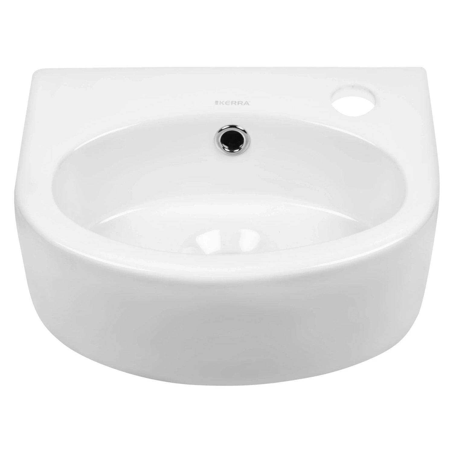 Kerra Aufsatzwaschbecken KR-601 Weiß Glänzend