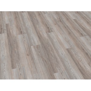 Laminatboden Comfort Eiche Antik Grau, 7 mm stark, mit authentischer Holzstruktur.